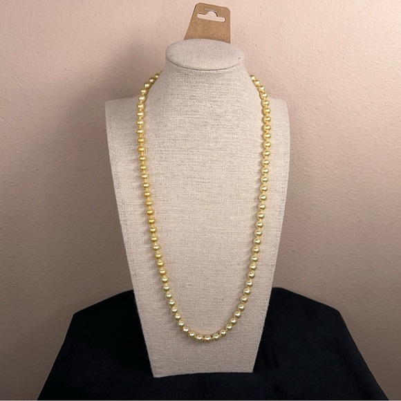 Vintage Pearl Necklace Retro Glam Pinup Wedding Ivory Cream - Picture 10 of 10